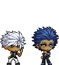 Kota and Satoshi Maplestory Style