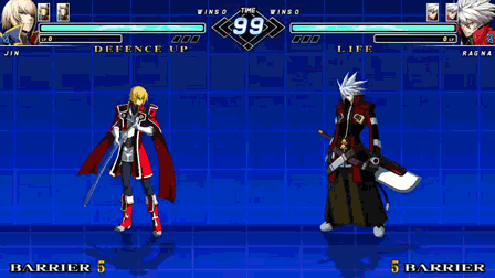 BlazBlue Fan Game Life Bar and Fight Start Animation