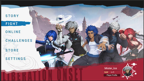 Liberation Versus Main Menu