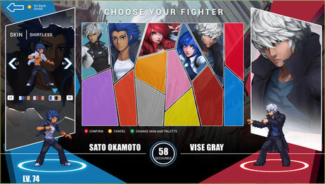 Liberation Versus Character Select